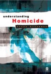 Cover of Understanding Homicide, blurry image of a human figure in blue