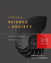 Cover of A History of Science in Society, illustration of a seashell following golden ratio proportions