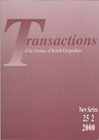 Cover Image Transactions of the Institute of British Geographers