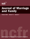 Cover Image Journal of Marriage and Family