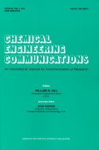 Cover Image Chemical Engineering Communications