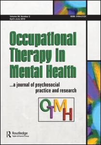 Occupational Therapy in Mental Health Scholars Portal Journals