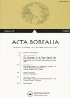 Cover Image Acta Borealia