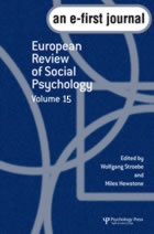 Cover Image European Review of Social Psychology