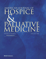 Cover Image American Journal of Hospice and Palliative Medicine